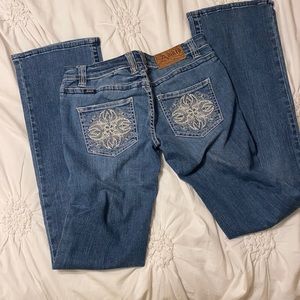 Adikd denim jeans size 4/28 35 inseam